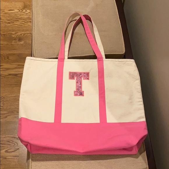 Matching canvas Tote & Cross body bag - Picture 2 of 8